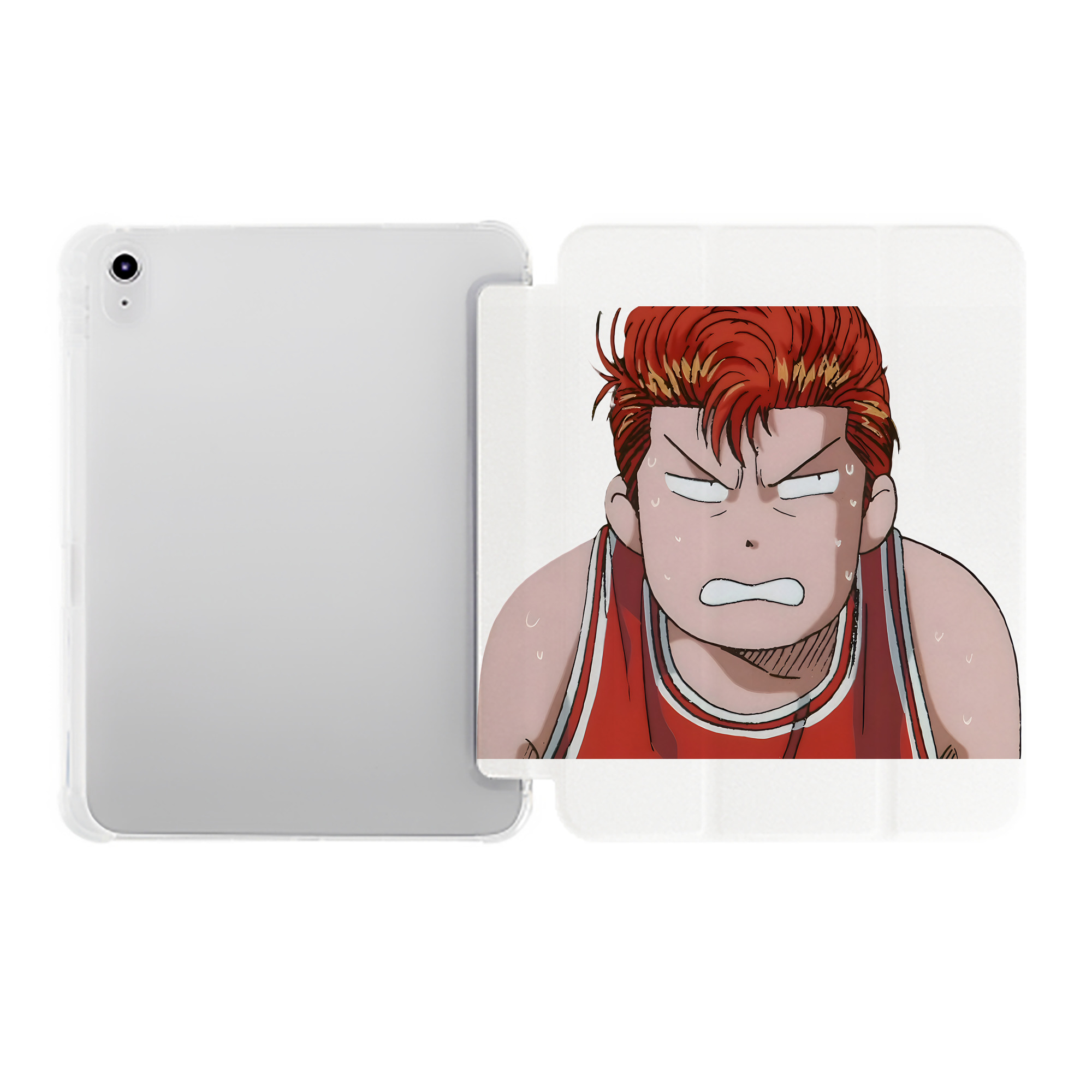 （画像用） SLAM DUNK／スラムダンク IPad ケース ペン収納付き 三つ折りスタンド PUレザー×シリコン 対応機種9.5/10.5/10.9インチ